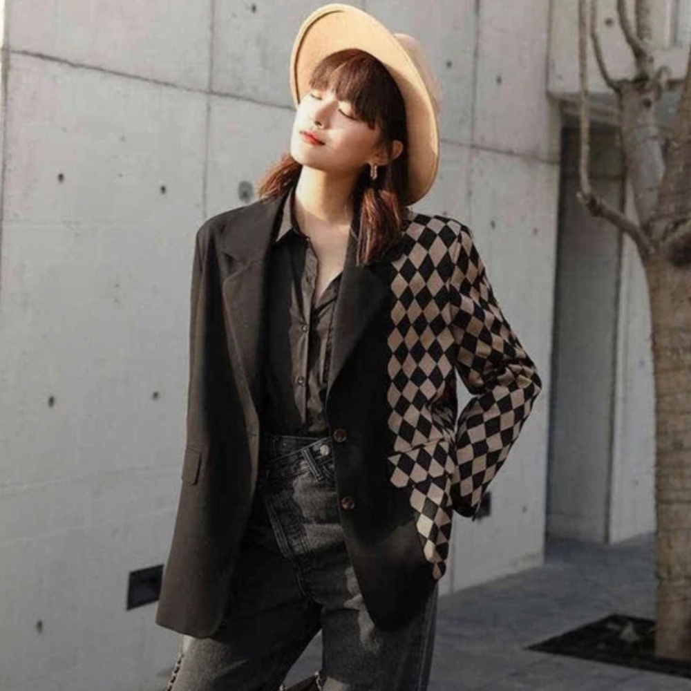 NEW Madonna & Co checkered JACKET blazer